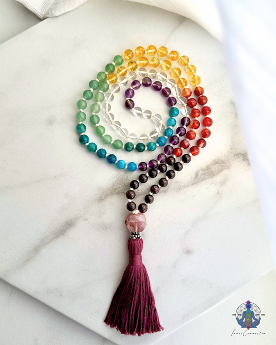 7 Chakras Alignment Japamala - 108 beads