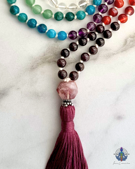 7 Chakras Alignment Japamala - 108 beads